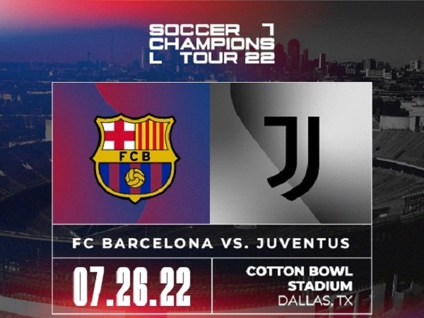 เดิมพัน Barcelona vs Juventus, 07h30 วันที่ 27/7