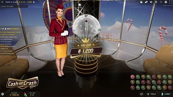 เกมโบนัสออนไลน์ 188BET - Cash or Crash: ใหม่ เท่ห์ ลุ้นง่าย