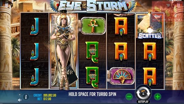 Eye of the Storm – เกมสล็อตที่ได้รับแรงบันดาลใจจากพระราชินีคลีโอพัตรา