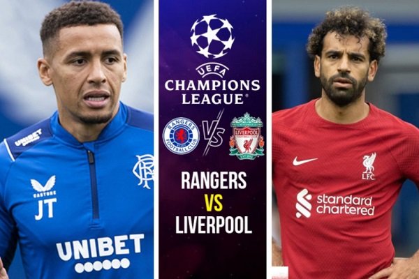 เดิมพัน Rangers vs Liverpool, 02:00 ของวันที่ 13 ตุลาคม