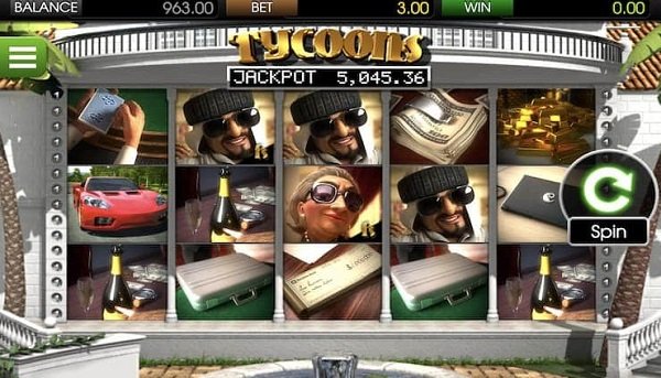 Slot game Tycoons – Experience the life of the ric