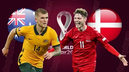 การเดิมพัน Australia vs Denmark, 22:00 วันที่ 30/11