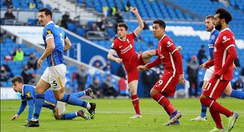 การเดิมพัน Brighton vs Liverpool, 22.00 น. วันที่ 14 ม.ค