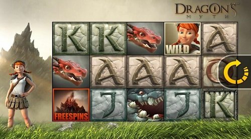 Slot game Dragon's Myth - Explore the kingdom of Dragons