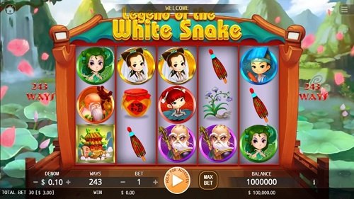 The Legend of the White Snake - Chance to win 1500 times the slot game bet