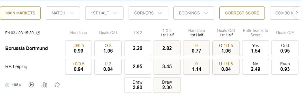 prediction Dortmund vs RB Leipzig 04032023