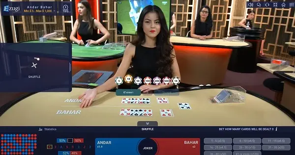 Share details on how to play Andar Bahar from betting people