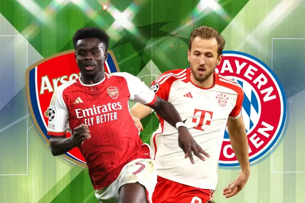 predictions Arsenal vs Bayern Munich 10042024
