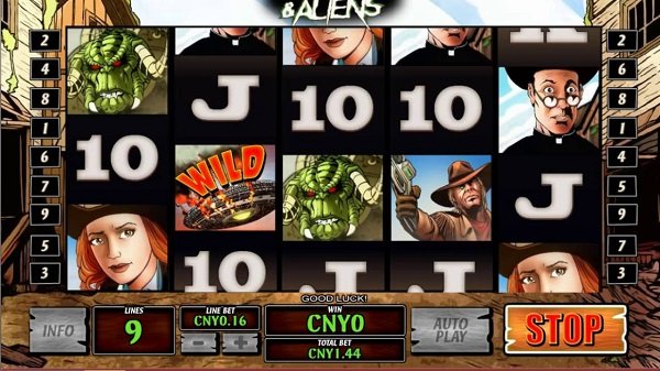 Cowboys and Aliens – Fun slot game with a science fiction theme