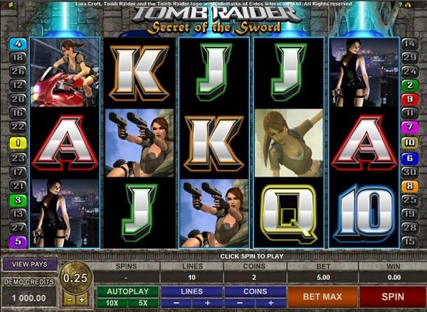 Tomb Raider – Adventure slot game with Lara Croft